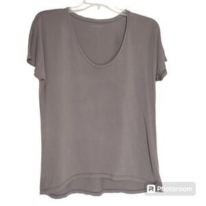 Gray Everlane Womens Scoop Neck Tee